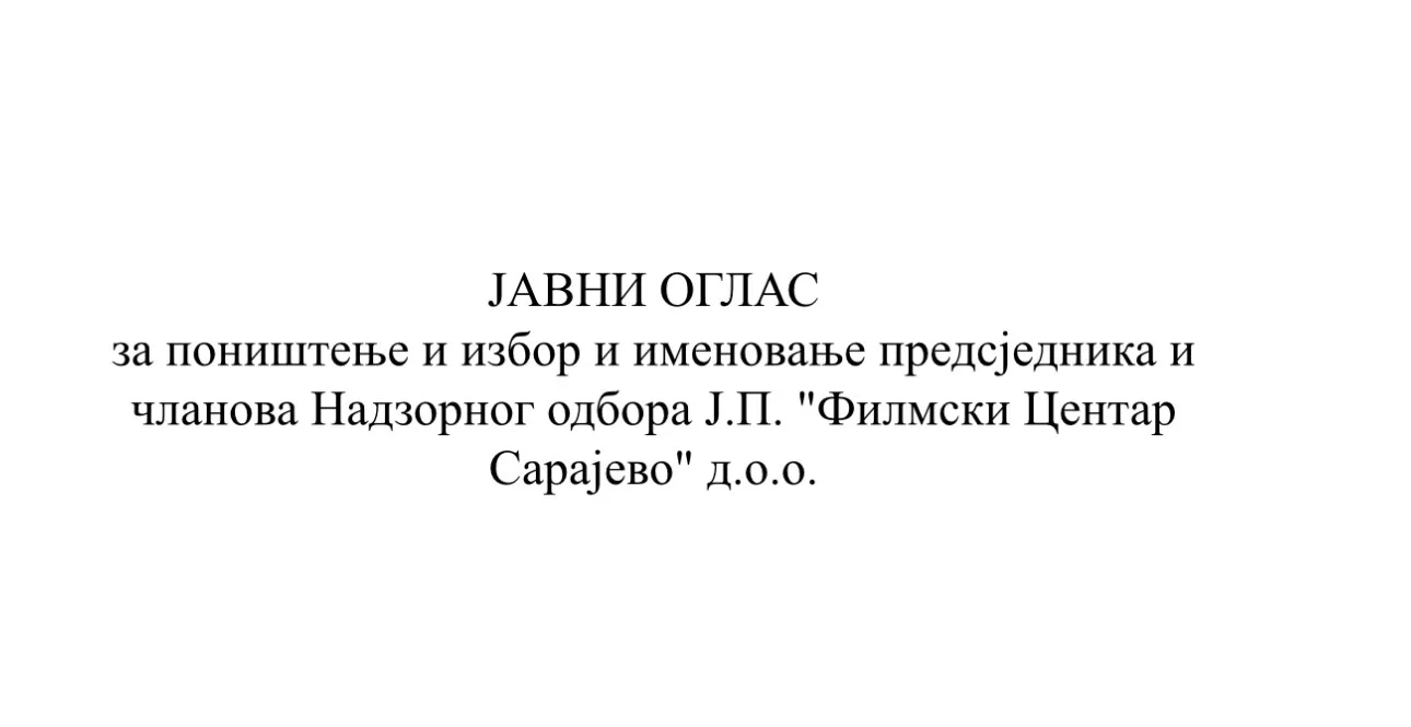 JAVNI OGLAS – foto s