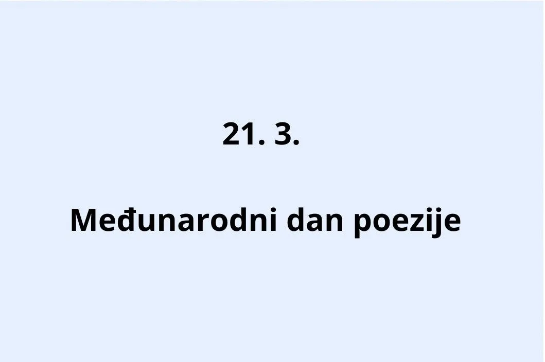 Međunarodni dan poezije